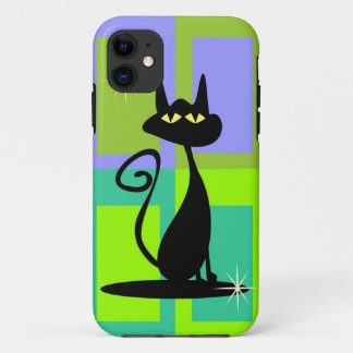 Atomische Retro Kitty Iphone 5 Hoesje