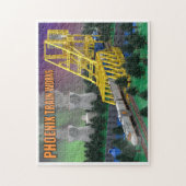 Atomische Trein Puzzel (Verticaal)