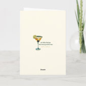 Atomistische Futuristische Printplaat Martini Kaart (Achterkant)