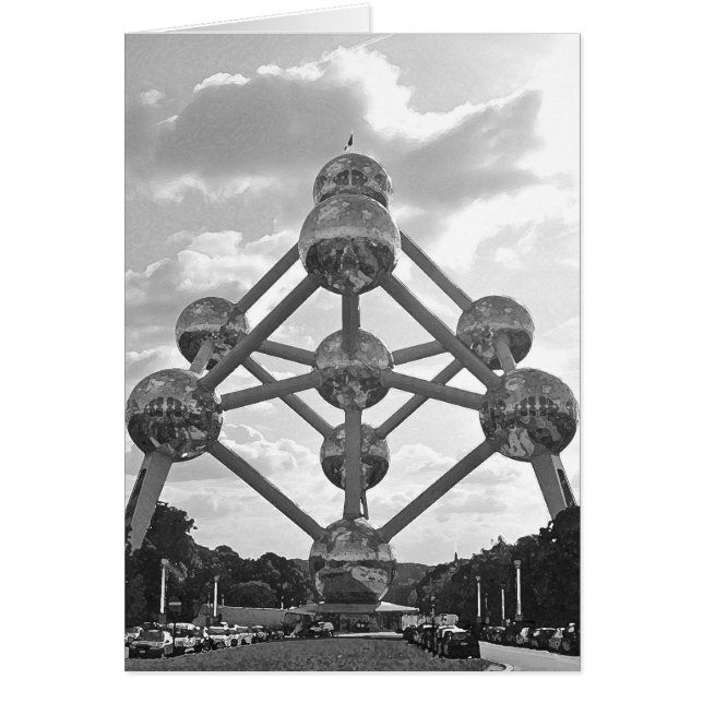 atomium - 1958 Worlds Fair - Brussel, België (Voorkant)