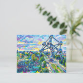 Atomium België Briefkaart (Staand voorkant)