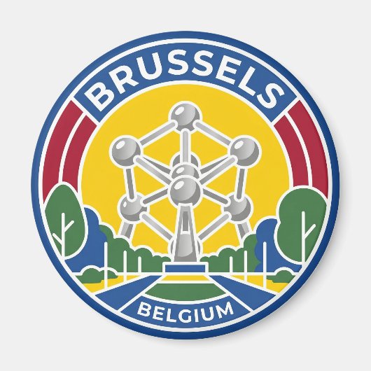 Atomium België Magneet (Voorkant)