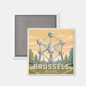 Atomium België Magneet (Voorkant / Achterkant)