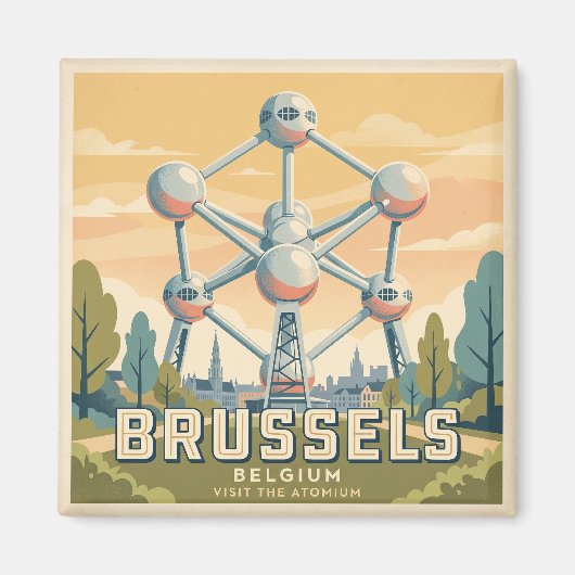 Atomium België Magneet (Voorkant)