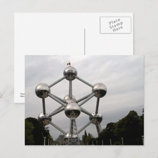 atomium briefkaart (Voorkant / Achterkant)