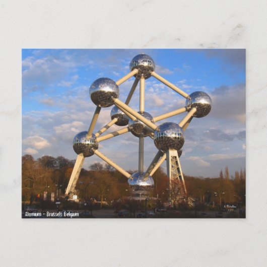 atomium briefkaart (Voorkant)