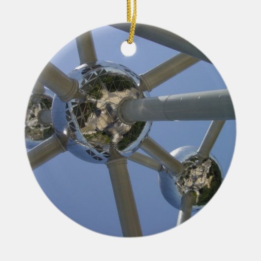 atomium, Brussel, België Keramisch Ornament (Voorkant)