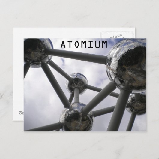 ATOMIUM Brussel Briefkaart (Voorkant / Achterkant)