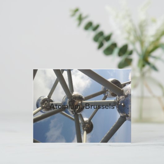 atomium, Brussel Briefkaart (Staand voorkant)