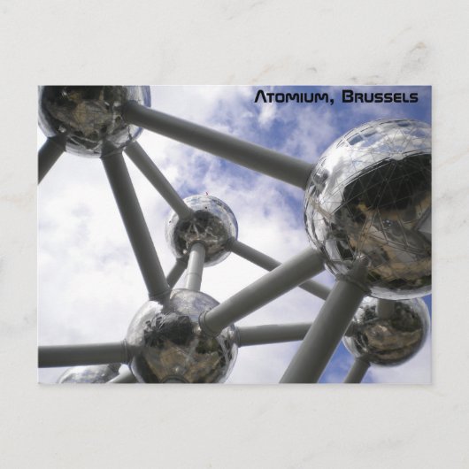 atomium, Brussel Briefkaart (Voorkant)