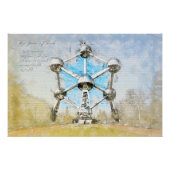 Atomium Brussels Perfect Poster (Voorkant)
