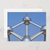 Atomium Brussels Travel Briefkaart (Voorkant / Achterkant)