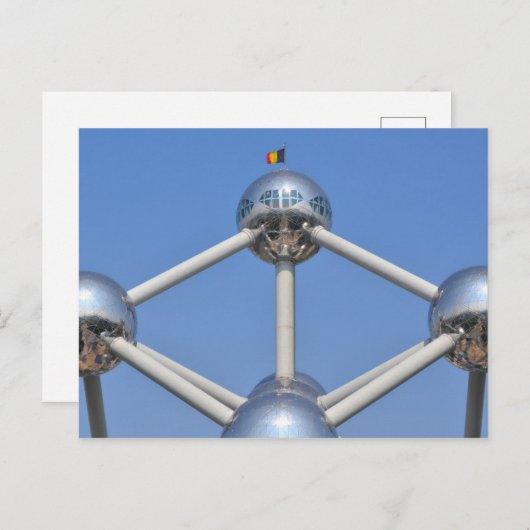 Atomium Brussels Travel Briefkaart (Voorkant / Achterkant)