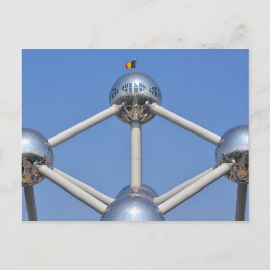 Atomium Brussels Travel Briefkaart (Voorkant)