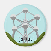 Atomium in Brussel Magneet (Voorkant)