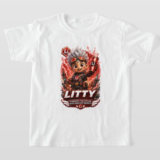  ATOMIVRA Lithium Karakter  T-shirt (Laagn)