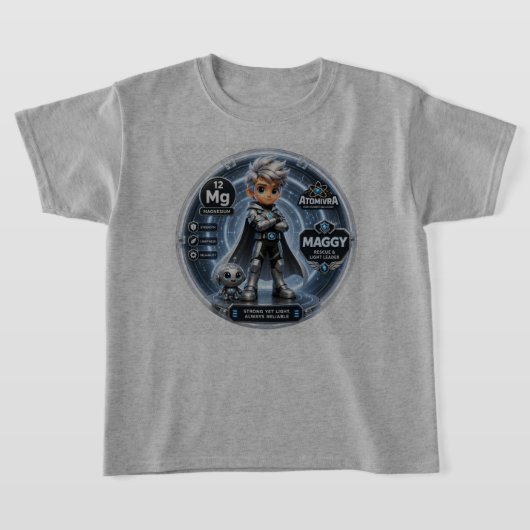 ATOMIVRA Magnesium Karakter T-shirt (Laagn)