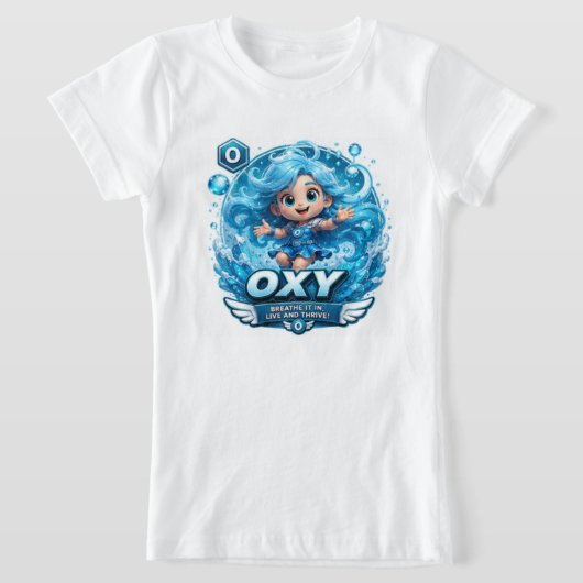 ATOMIVRA Zuurstof Karakter T-shirt (Laagn)