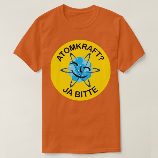 Atomkraft Ja bitte 1 T-shirt (Design voorkant)