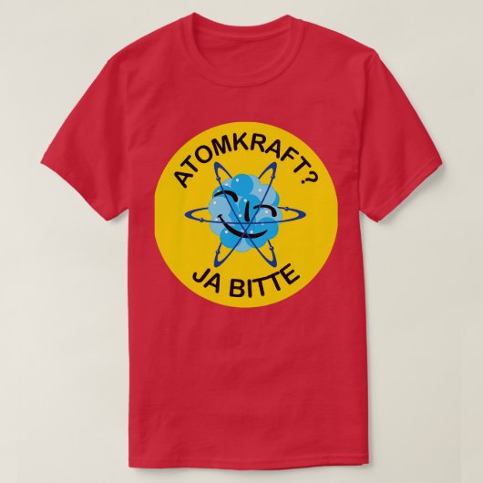 atomkraft ja bitte t-shirt (Design voorkant)