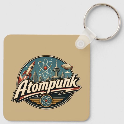 Atompunk Sleutelhanger (Achterkant)