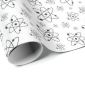 atoms Science Chemistry Symbols Cadeaupapier (Rol Hoek)