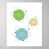 Atomtijdperk Mid Century Modern Poster (Voorkant)