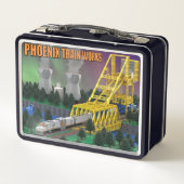 Atomtrein dubbelzijdige lunchbox (Achterkant)