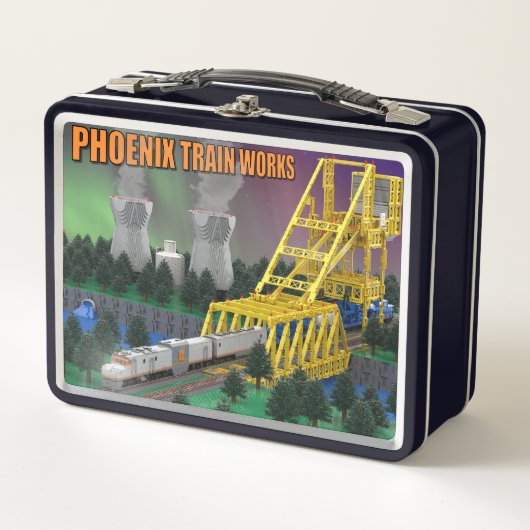 Atomtrein dubbelzijdige lunchbox (Voorkant)