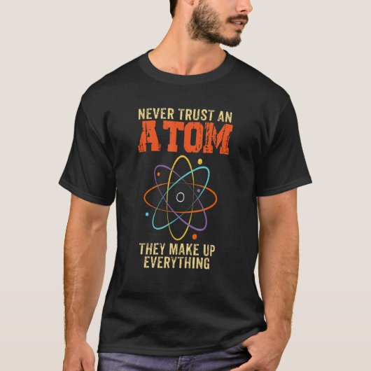 Aton Mannen Vrouwen Stam Molecule Chemistry Teache T-shirt (Voorkant)