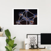 atoom afdrukken poster (Thuiskantoor)