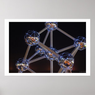 atoom afdrukken poster