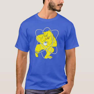 Atoom berenvlag van geheime stad Zheleznogorsk i T-shirt