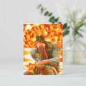 Atoom brainstorm briefkaart (Staand voorkant)