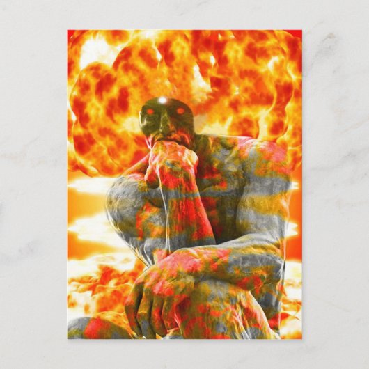 Atoom brainstorm briefkaart (Voorkant)