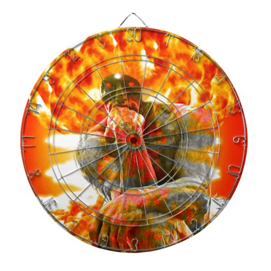 Atoom brainstorm dartbord (Voorkant)