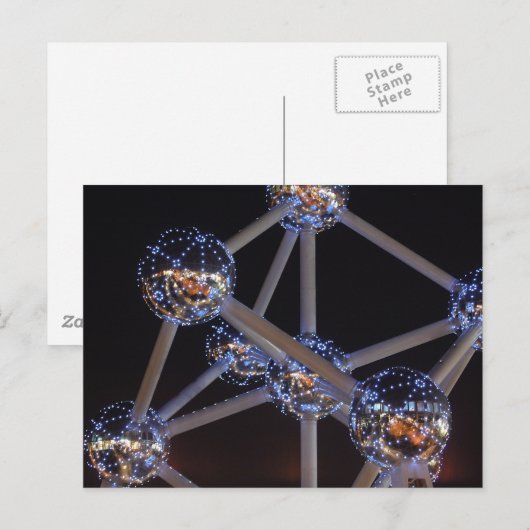 atoom briefkaart (Voorkant / Achterkant)