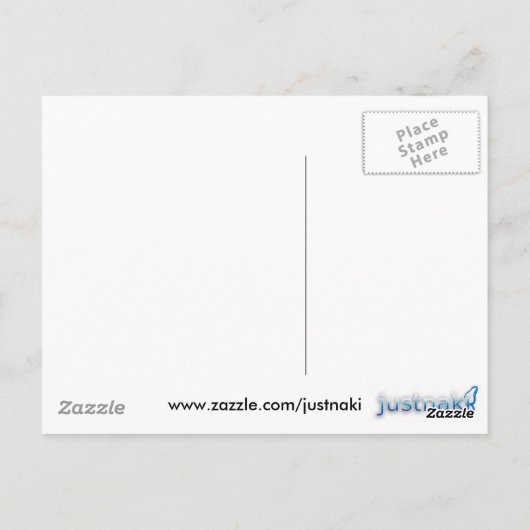 atoom briefkaart (Achterkant)