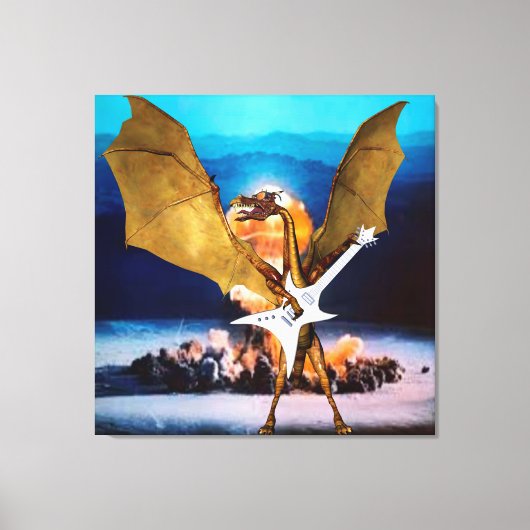 Atoom Draak Canvas Afdruk (Voorkant)