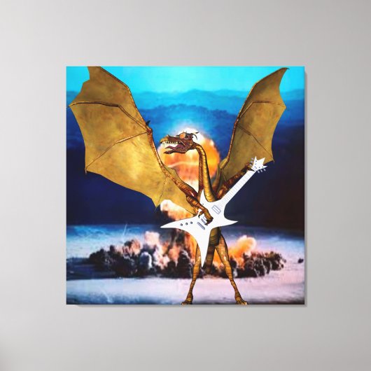 Atoom Draak Canvas Afdruk (Voorkant)