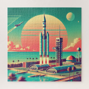 Atoom Futuristische Lanceerplaats New Florida Legpuzzel