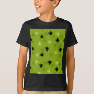 Atoom Groene Kinder T-shirt Starbursts
