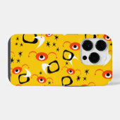 Atoom Retro Spinnen iPhone Hoesje (Achterkant horizontaal)