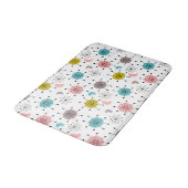 Atoom Retro Starburst Patroon Badmat (Gekanteld)