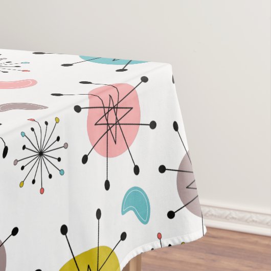 Atoom Retro Starburst Patroon Tafelkleed (Voorbeeld)