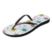 Atoom Retro Starburst Patroon Teenslippers (Schuin)