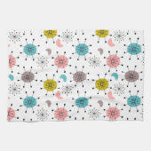 Atoom Retro Starburst Patroon Theedoek (Horizontaal)
