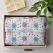 Atoom Retro Starburst Patroon Tissuepapier (Geschenk)