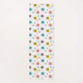 Atoom Retro Starburst Patroon Yogamat (Voorkant)