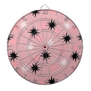 Atoom Roze Dartboard Starbursts Dartbord